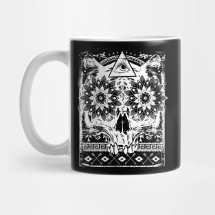 Aztec Skull Mug